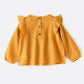 Jelliene Baby  Scallop Top - Yellow - Laadlee