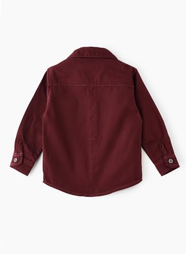 Jam Shirt - Maroon - Laadlee
