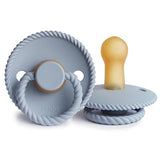 Frigg Rope Latex Baby Pacifier 0-6M, 1Pack, Powder Blue - Size 1 - Laadlee
