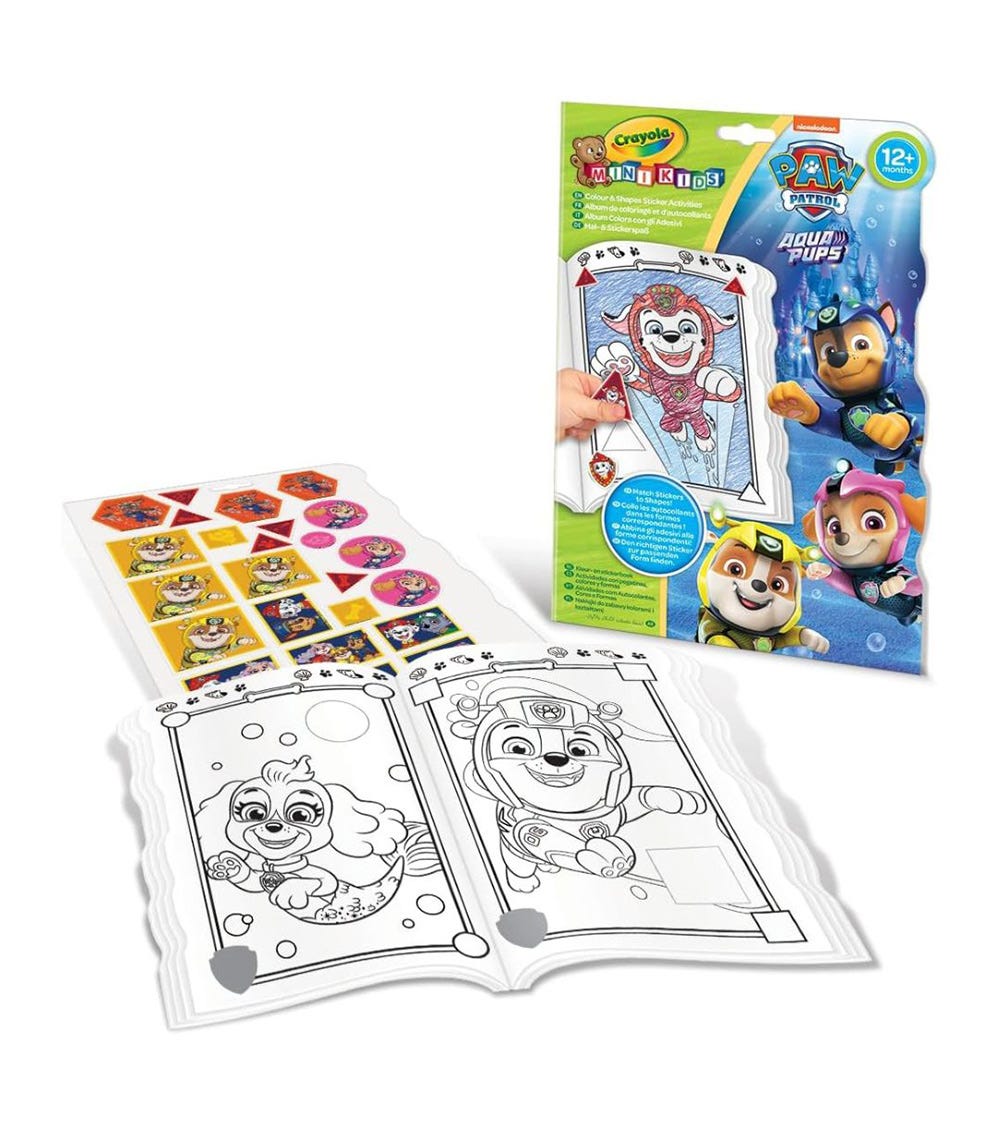 Crayola Paw Patrol Color and Shapes Activity Book - Laadlee