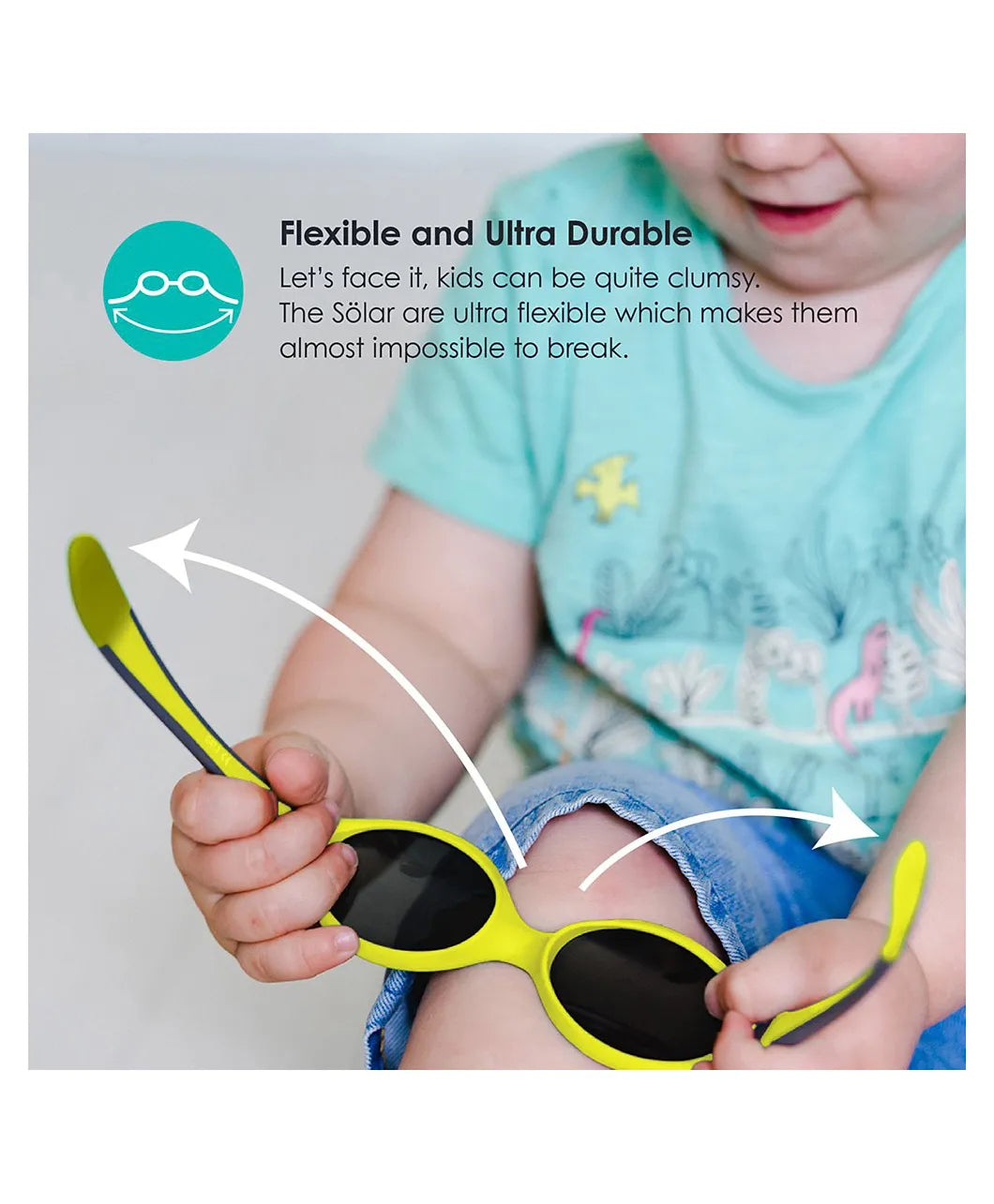 Bbluv Solar Unbreakable Kid Sunglasses - Pink - Laadlee