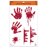 Eurowrap Halloween Blood Window Stickers