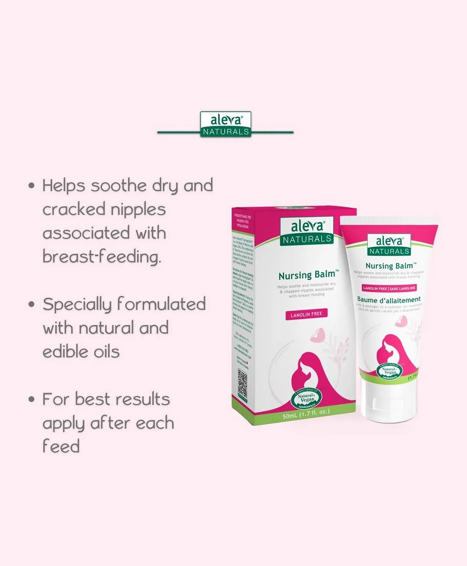 Aleva Naturals Maternal Care Nursing Balm - 50ml - Laadlee