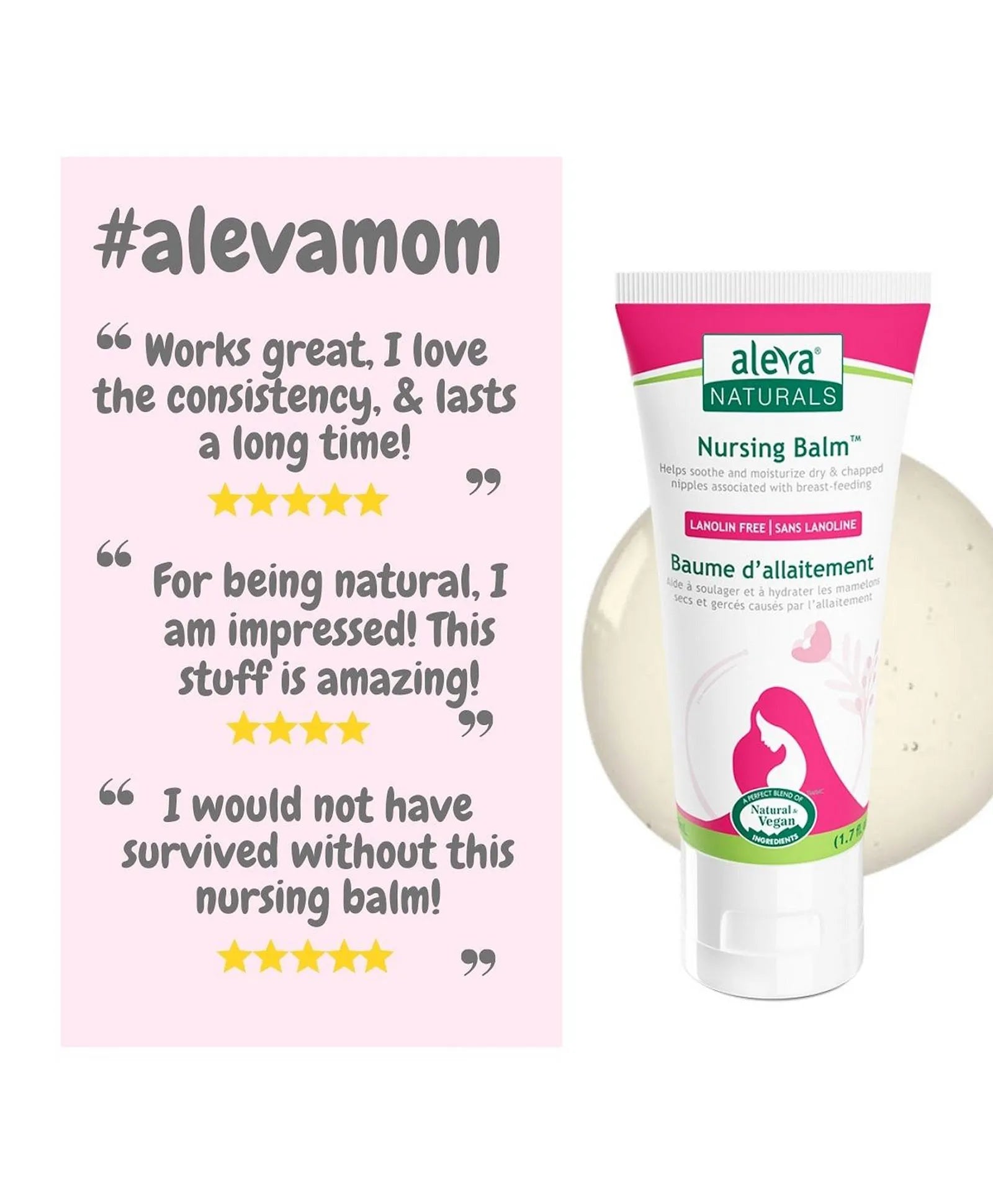 Aleva Naturals Maternal Care Nursing Balm - 50ml - Laadlee