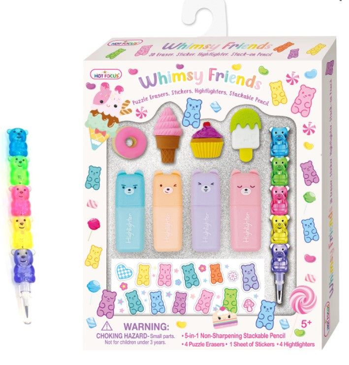Hot Focus Gummy Bears Whimsy Friends - Laadlee