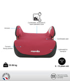 Nania Topo Kids Booster Car Seat - Bordeau