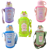 Stem Thermos Water Bottle with Strap and Holder (Assorted Color) 500ml