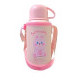 Stem Thermos Water Bottle with Strap and Holder (Assorted Color) 500ml