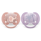 Philips Avent Ultra Soft Pacifier 0M-6M Girl - 2 Pcs