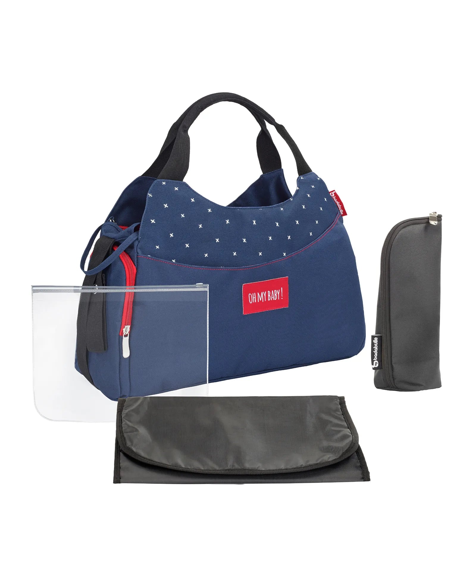 Badabulle Multipocket Blue Changing Bag - Laadlee