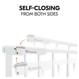 Hauck Clear Step Autoclose 2 Set + 21cm - White