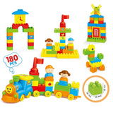 Stem Building Blocks For Baby - 180Pcs