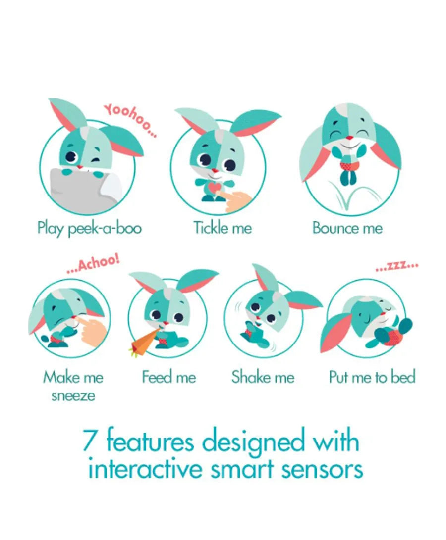 Tiny Love Thomas The Rabbit Jitter Chime Stroller Toys - Meadow Days - Laadlee