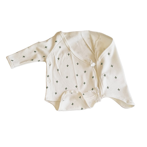 Tickle Tickle Desert Spiky Organic Fullsleeve Kimono Bodysuit - Laadlee
