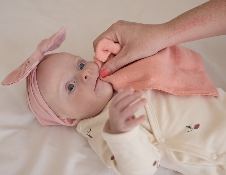 Tickle Tickle Desert Spike Organic Muslin Face Cloths - Value Pack Of 3 - Laadlee