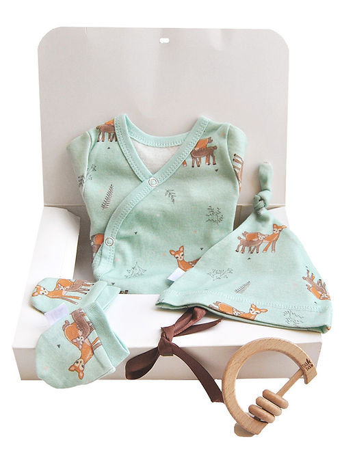 Tickle Tickle Baby's First Organic Gift Hamper - Laadlee