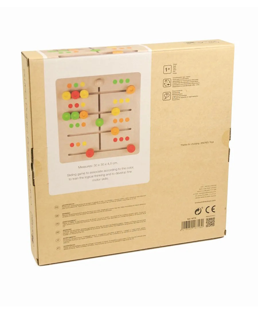 Andreu Toys Color Matching Sliding Game - Laadlee