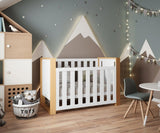 Babyhood Kaylula Malika Cot - Natural/White