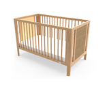Babyhood Aliya Cot - Natural Timber
