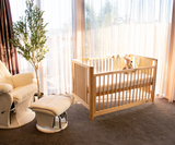 Babyhood Aliya Cot - Natural Timber