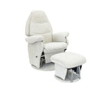 Babyhood Vogue Glider Chair And Ottoman Set - Cream