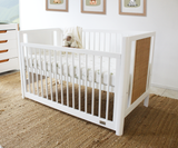 Babyhood Aliya Cot - White/Natural