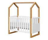 Babyhood Kaylula Mila Cot - Beech/White