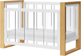 Babyhood Kaylula Bella Cot - Natural/White