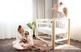 Babyhood Kaylula Bella Cot - Natural/White
