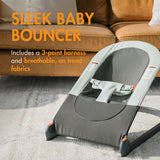 Boon Slant Adjustable Infant Bouncer - Grey