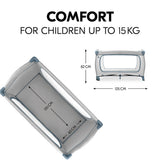 Hauck  Sleep N Play Go Plus Travel Cot - Dusty Cork