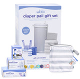 Ubbi Diaper Pail - Gift Set Gray