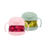 Ubbi Tweat Snack Container Twin Pack - Sage & Pink