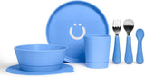 Ubbi Feeding Set (Plate, Bowl, Cup, Utensils, Suction Cup) - Polaris