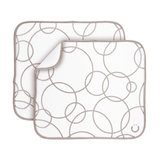 Ubbi Microfiber Drying Mat - Taupe (Pack of 2)