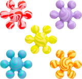 Ubbi Joinibbles Food-Grade Platinum Silicone Teether (Pack of 5)