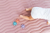 Ubbi Joinibbles Food-Grade Platinum Silicone Teether - Pink