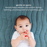 Ubbi Joinibbles Food-Grade Platinum Silicone Teether - Pink