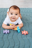 Ubbi Joinibbles Food-Grade Platinum Silicone Teether - Blue