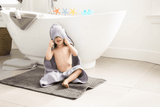 Ubbi Hooded Towel - Gray
