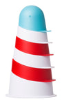 Ubbi Lighthouse Stacking Cups - Red, White, Blue (Pack of 3)