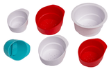 Ubbi Lighthouse Stacking Cups - Red, White, Blue (Pack of 3)