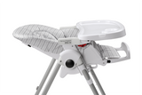 Peg Perego Prima Pappa Follow Me Multifunction High Chair - Linear Grey/ Grey