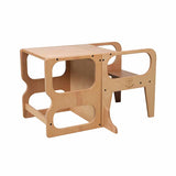 Larisa & Pumpkin Beech Wood Learning Tower - Natural