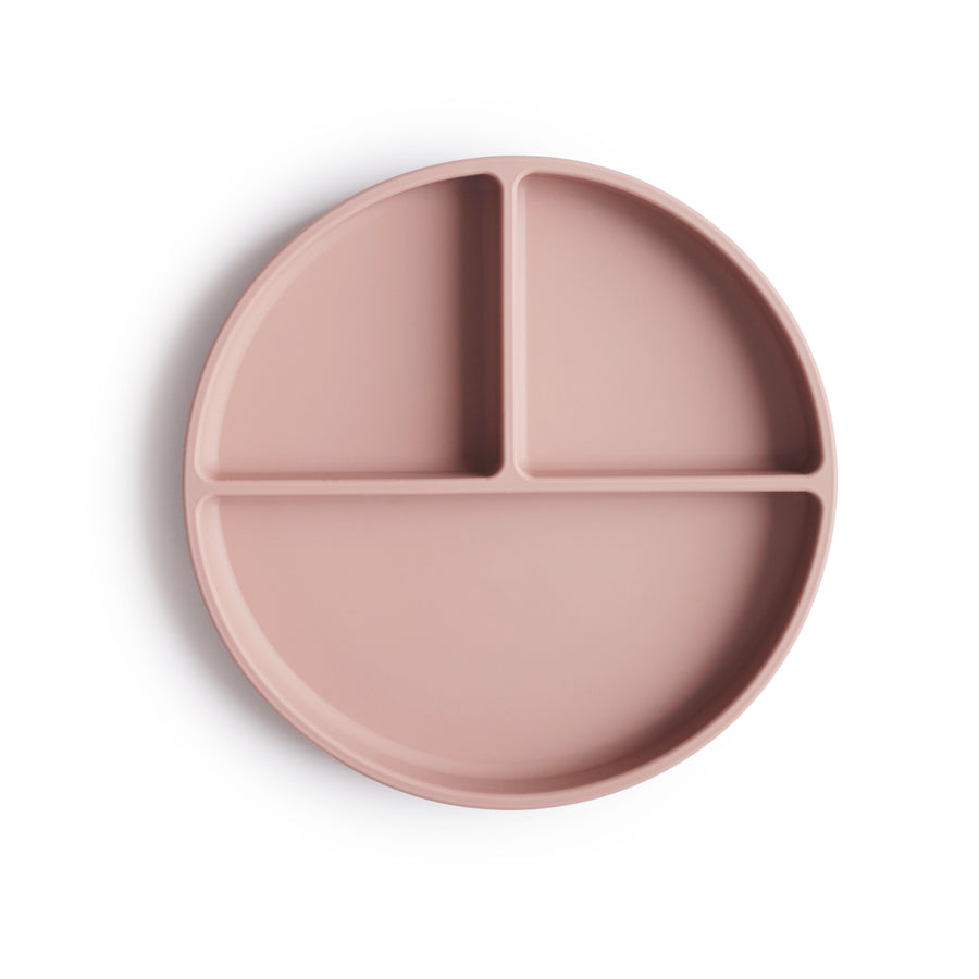 Mushie Silicone Plate Blush - Laadlee