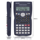 Deli Scientific Calculator 240F-10+2 Digits Dark Blue ED82MS