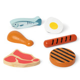 Melissa and Doug Wooden Food Groups Play Set - Protein