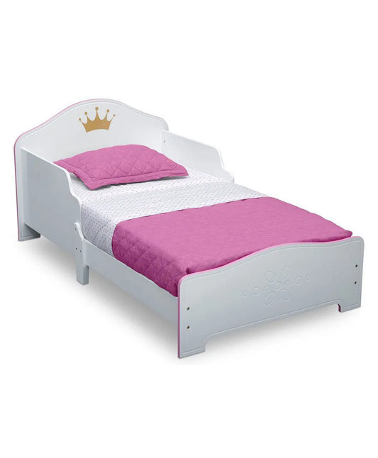 Delta Children Princess Crown Wooden Toddler Bed