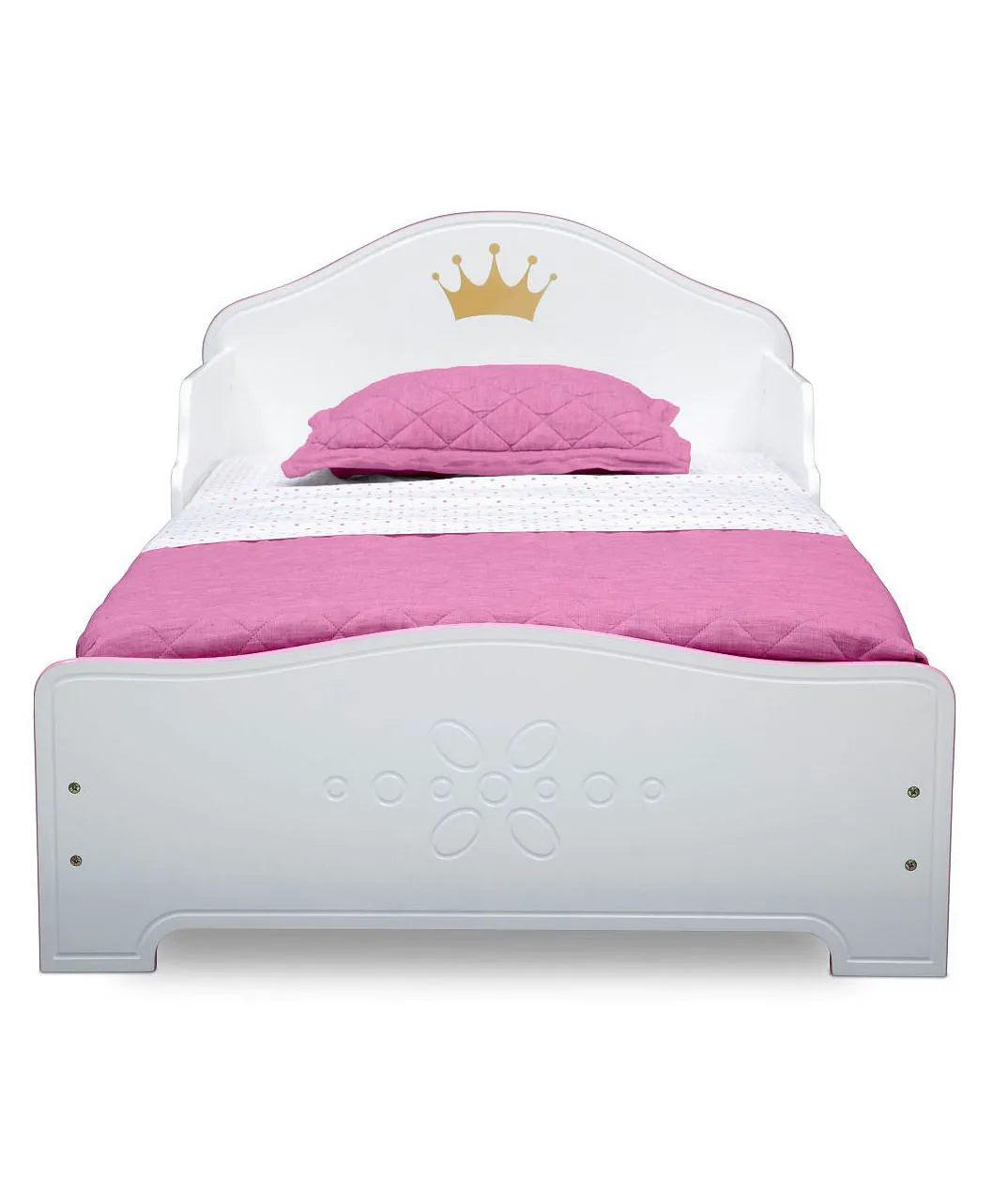 Delta Children Princess Crown Wooden Toddler Bed