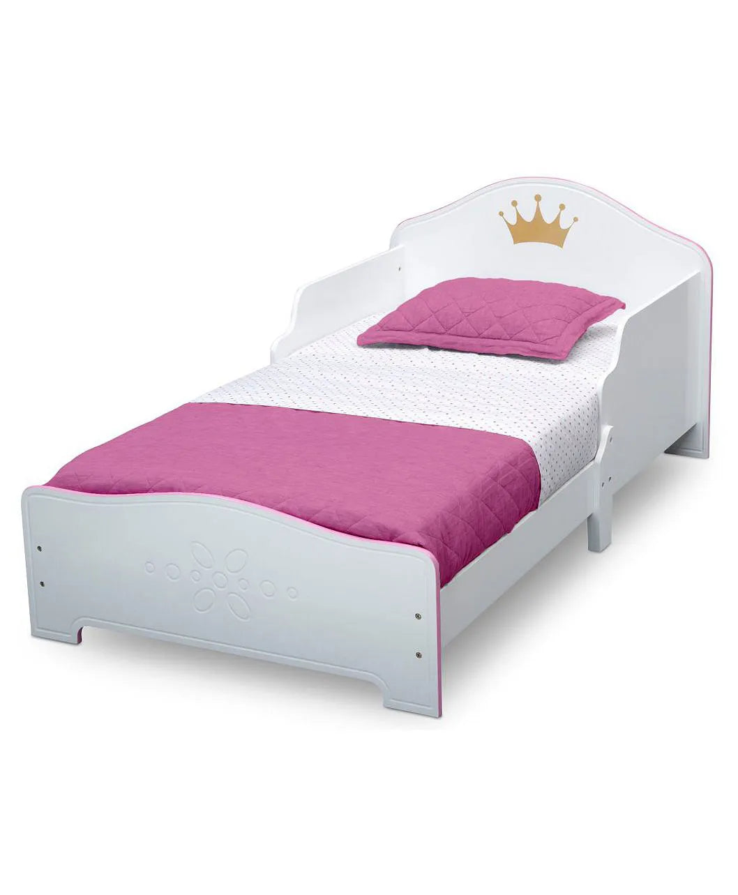 Delta Children Princess Crown Wooden Toddler Bed